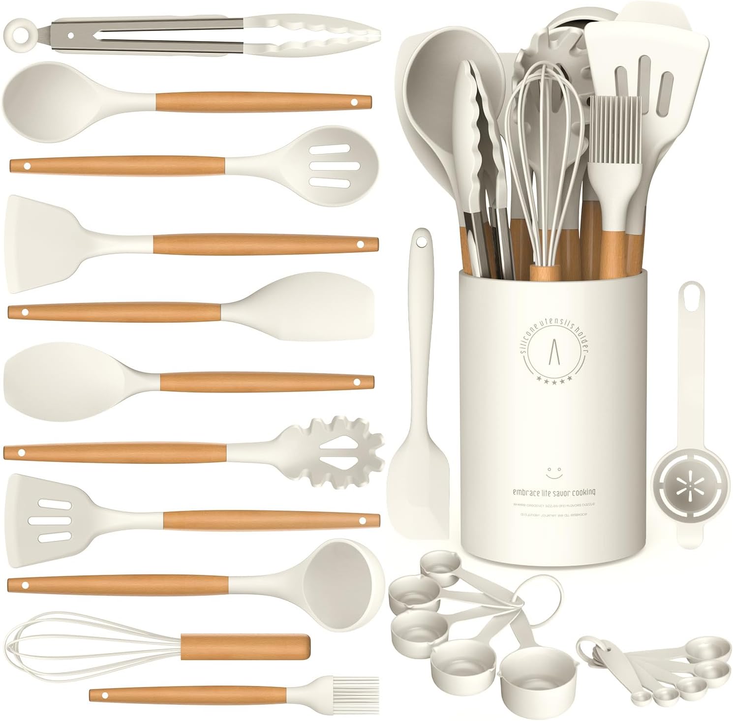 Silicone Cooking Utensils Set - Silicone Kitchen Utensils