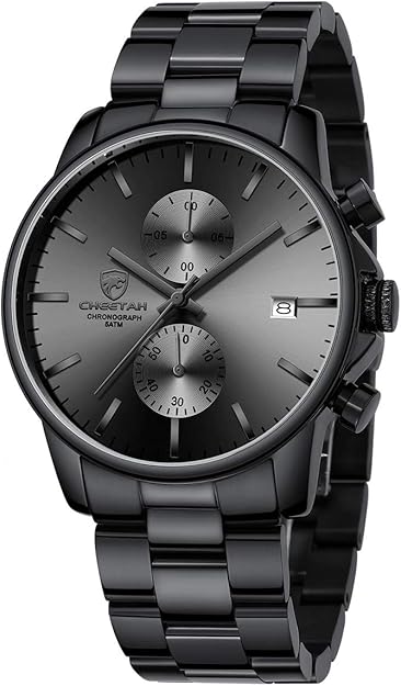 Fashion Business Mens Watches with Stainless Steel Waterproof